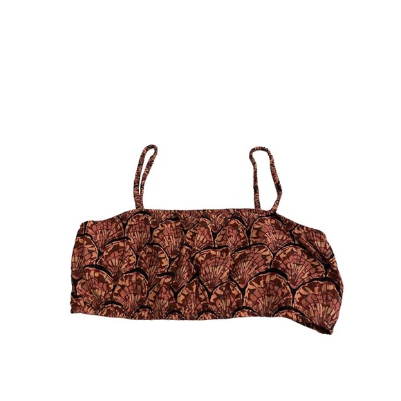 Madewell Lightestspun Cover-Up Bubble‎ Crop Top in Painted Seashells #NF594 XXL - Picture 7 of 14